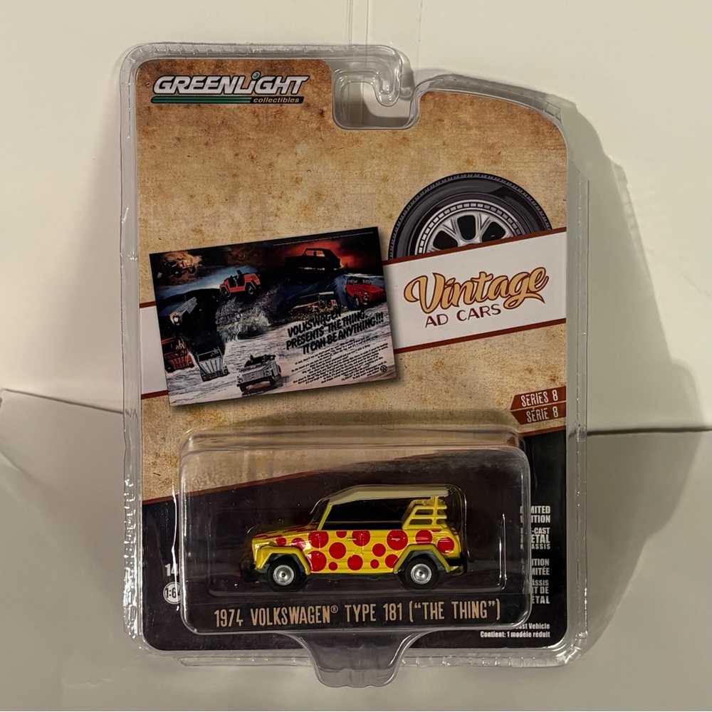 GREENLIGHT COLLECTIBLES 39110C 1974 VOLKSWAGEN THE THING TYPE 181 1:64 MODEL CAR